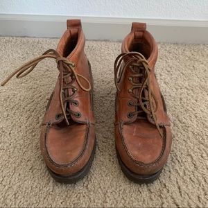 Vintage Ralph Lauren Brown Leather Boots